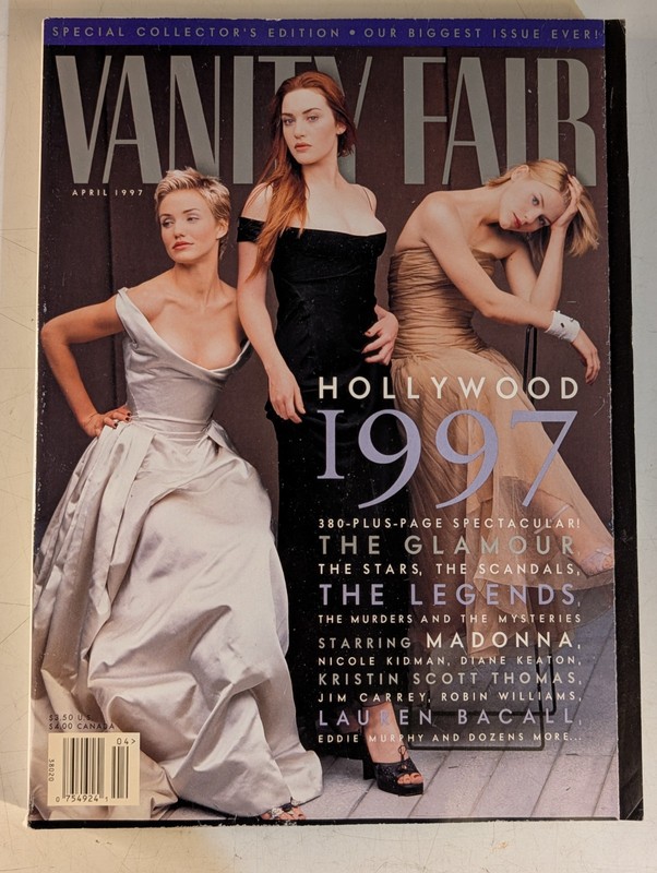 VANITY FAIR Magazine 1997 Hollywood Issue w/ Pullout Cover