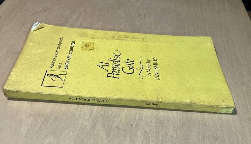 AT PARADISE GATE - UNCORRECTED PROOF BY JANE SMILEY gallery