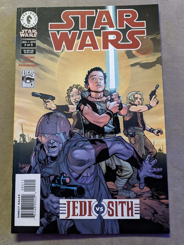 Star Wars: Jedi Vs Sith #2 Dark Horse Comics, 2nd Darth Bane.