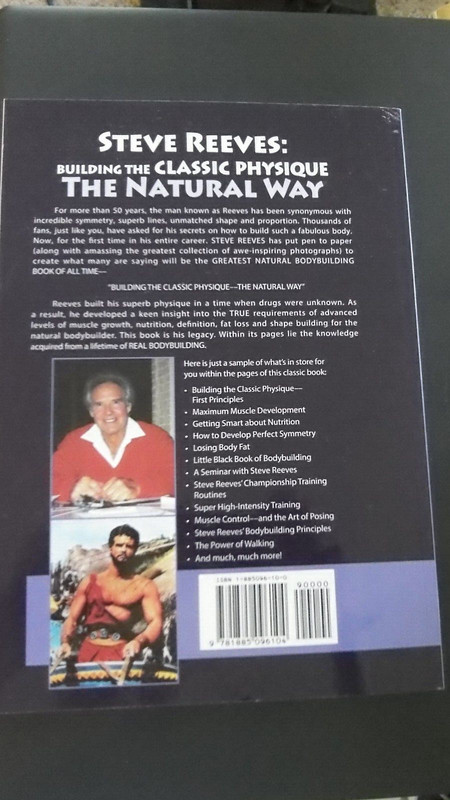 Building The Classic Physique : The Natural Way by Steve Reeves Body Building gallery