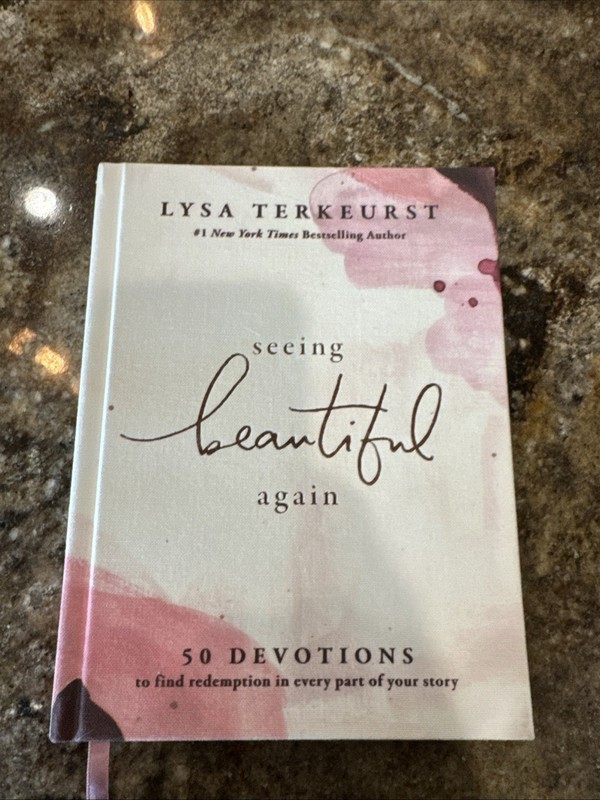 Seeing Beautiful Again, Lysa Terkeurst 50 Devotions With Journal Pages New