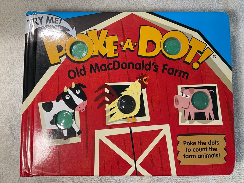 Old MacDonald’s Farm (Poke-a-dot) Board book Melissa & Doug Children Reading