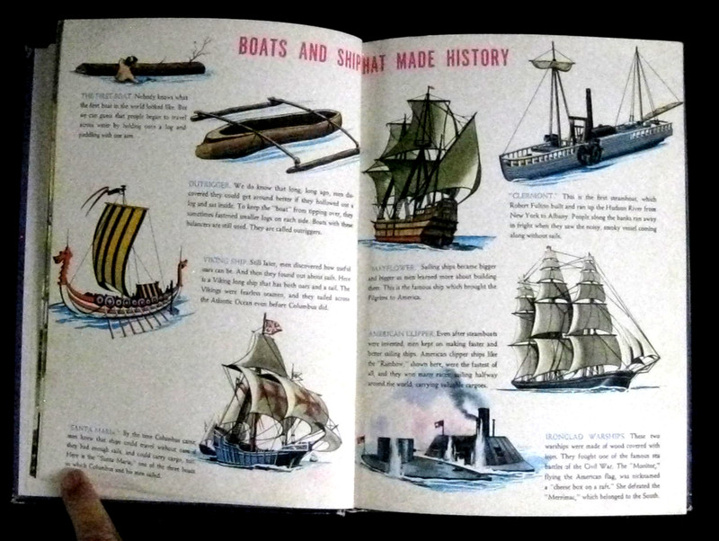 The Big Book of Real Boats and Ships George Zaffo Vintage 1972 Illustrated HC VG gallery