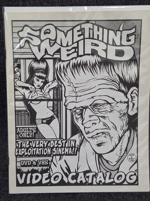 Something Weird Video Catalog DVD VHS Exploitation 2008