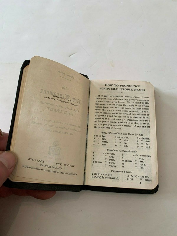 1954 Edition The New Testament Of Jesus Christ by The Gideons Softcover gallery