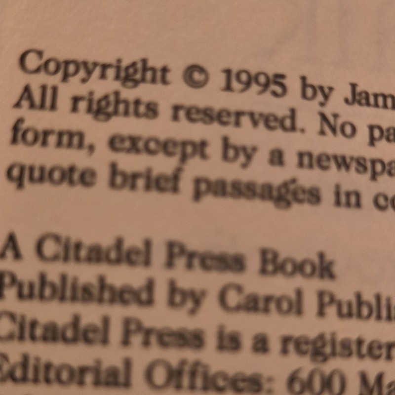 James Wolfe Sex Talk Ultimate Ribald Quotations Paperback Citadel Press 1995 gallery