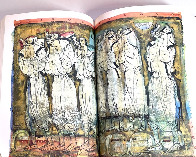 The Dead Sea Scrolls Heritage Press 1967 Illustrated w/ Slipcase & Sandglass gallery