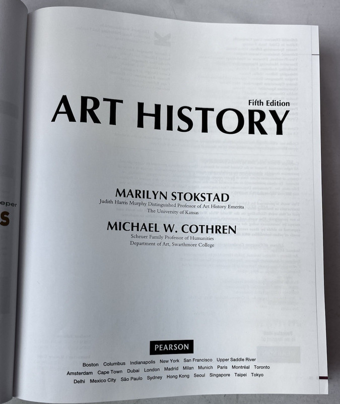 Art History 5th Ed Instructor's Copy 2014 Marilyn Stokstad & Michael Cothren HC gallery