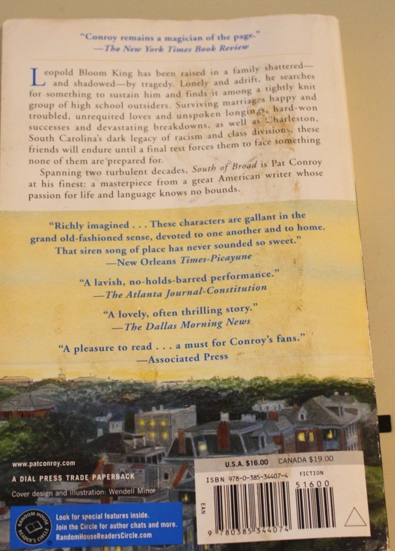 "South of Broad" by Pat Conroy, #1 NY Times bestseller gallery