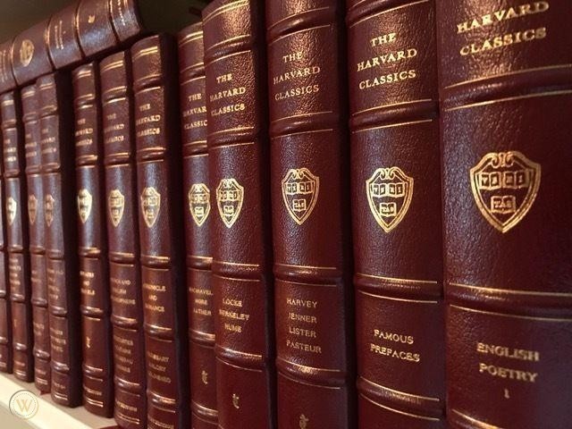 Harvard Classics, Millennium ed, Vol 49 , Moroccan leather, Epic and Saga - RARE gallery