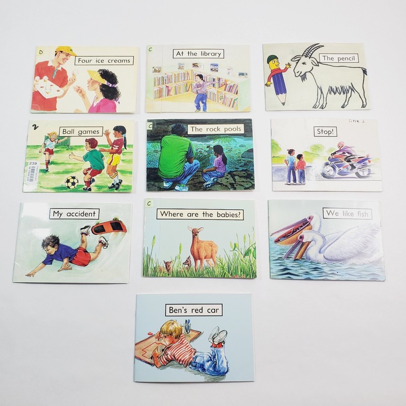Lot of 10 Rigby PM Starters Two Early Readers Early Learning Homeschool