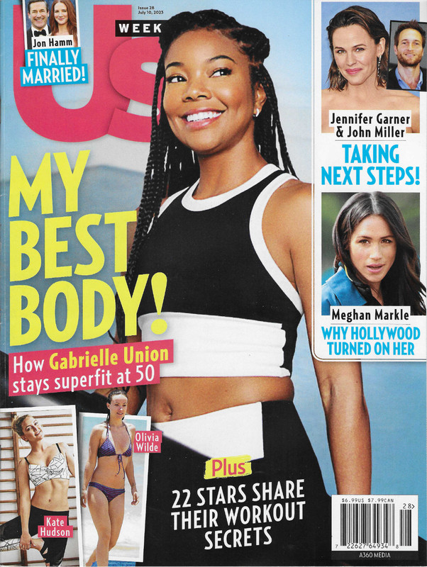 US Weekly Magazine Jul 10 2023 Vol 47 Iss 25 Gabrielle Uniion My Best Body