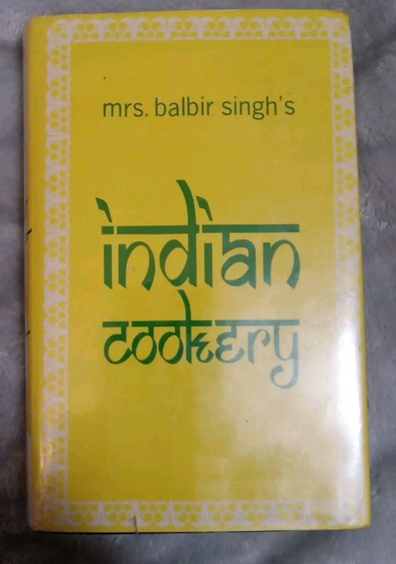 Indian Cookery Hardcover by Mrs Balbir Singh Drake Publishers NY 1973 Yellow