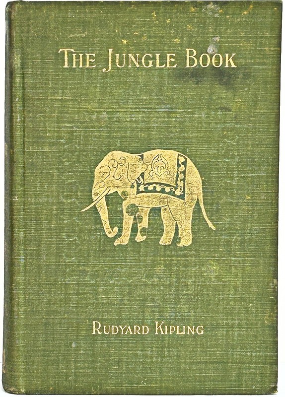 1894 Mowgli THE JUNGLE BOOK Antique FIRST EDITION us a RARE Rudyard KIPLING