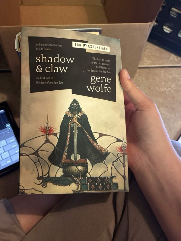 Shadow and Claw Gene Wolfe Paperback Fiction Sci-Fi Novel Tor Essentials English