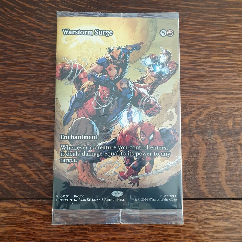 AVENGERS: ARMAGEDDON #1 RYAN STEGMAN MAGIC: THE GATHERING VARIANT MTG WITH CARD