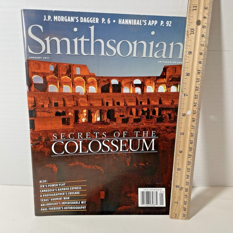 Smithsonian Magazine JAN 2011 Secrets of the Colosseum Hogs in TX 92 pages