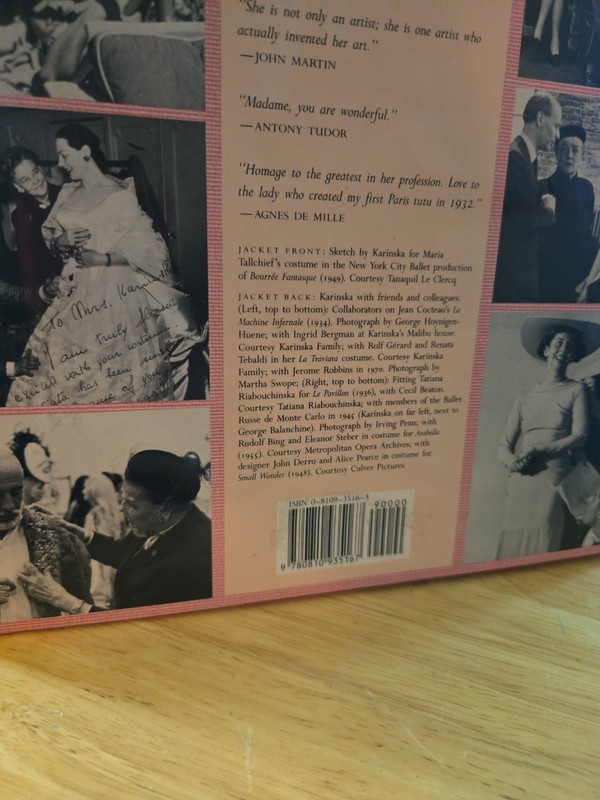 Costumes by Karinska by Toni Bentley (1995, Hardcover) Dustin Cover. Good Condit gallery