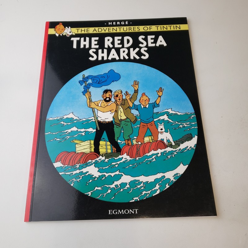 Tintin The Red Sea Sharks by Herge Softcover Egmont Graphic Novel