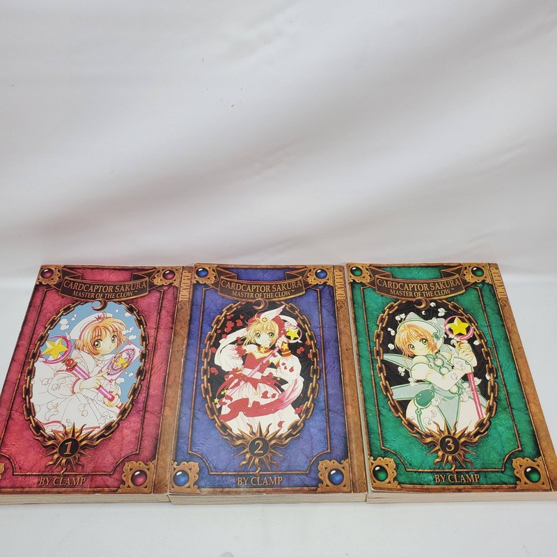 Cardcaptor Sakura - By Clamp Volumes 1 - 3 Books Bundle 1 2 3 Tokyopop gallery