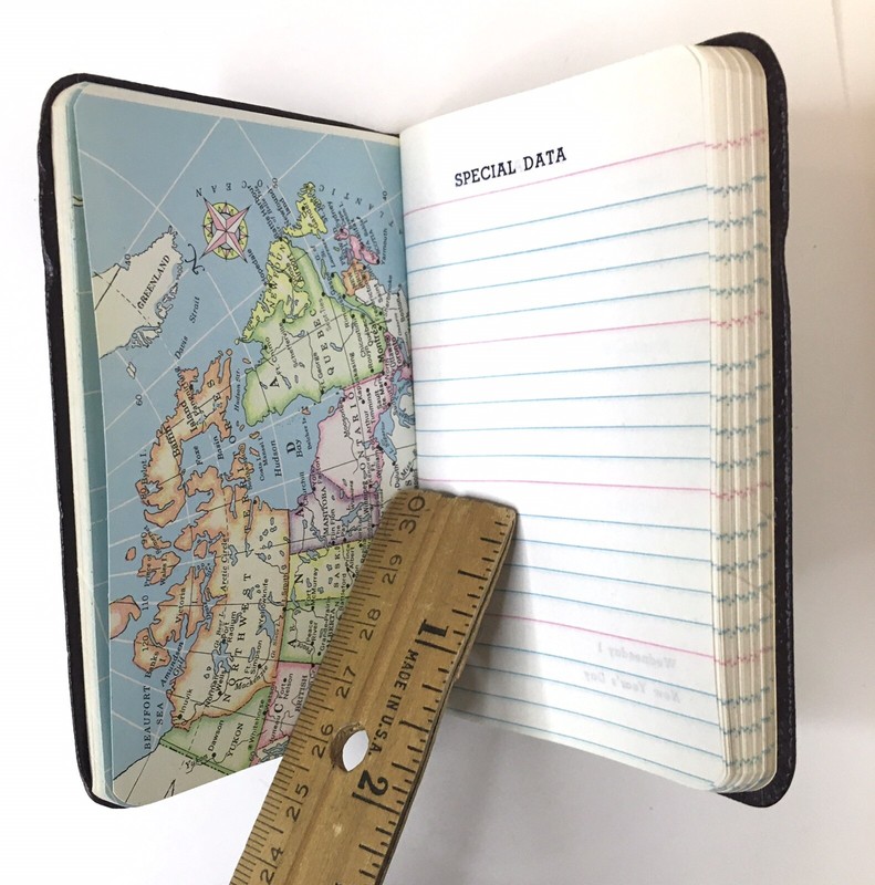 Executive Data Book 1969 Prentice Hall Inc. Unused Color Map Inside Pocket Size gallery