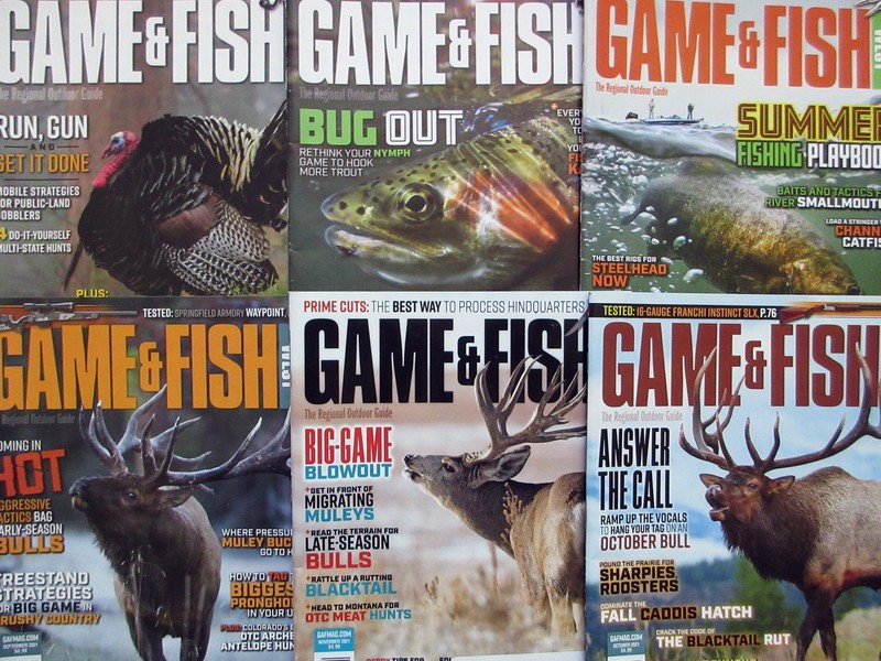 GAME & FISH West 2021 LOT fishing hunting outdoor sports turkey trout bass elk