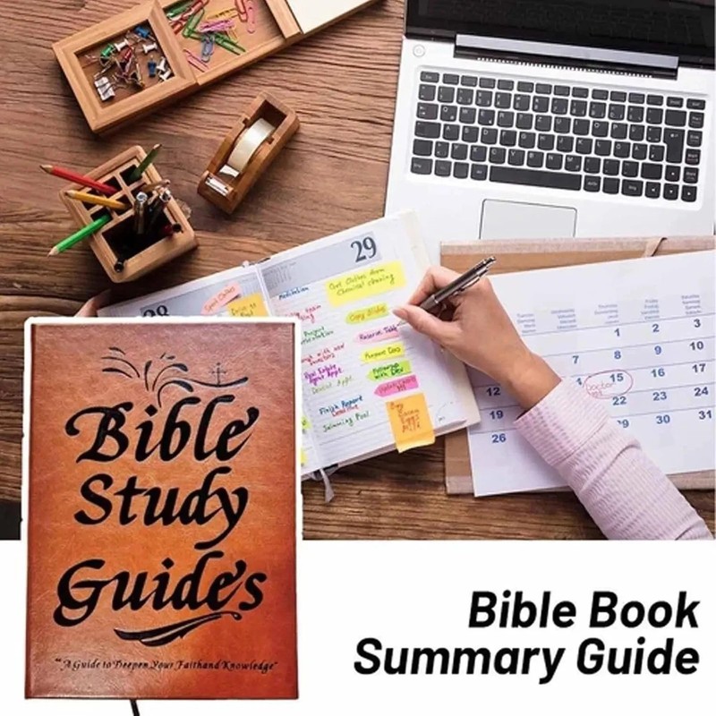 66-Page Bible Study Guide, Daily Devotional Journal,Study Notebook Based Planner gallery