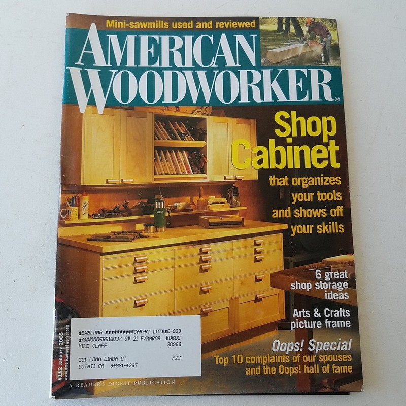 American Woodworker Magazine January 2005