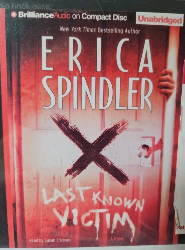 Last Known Victim Erica Spindler 2016, CD Abridged Audio Book Library Purchased gallery