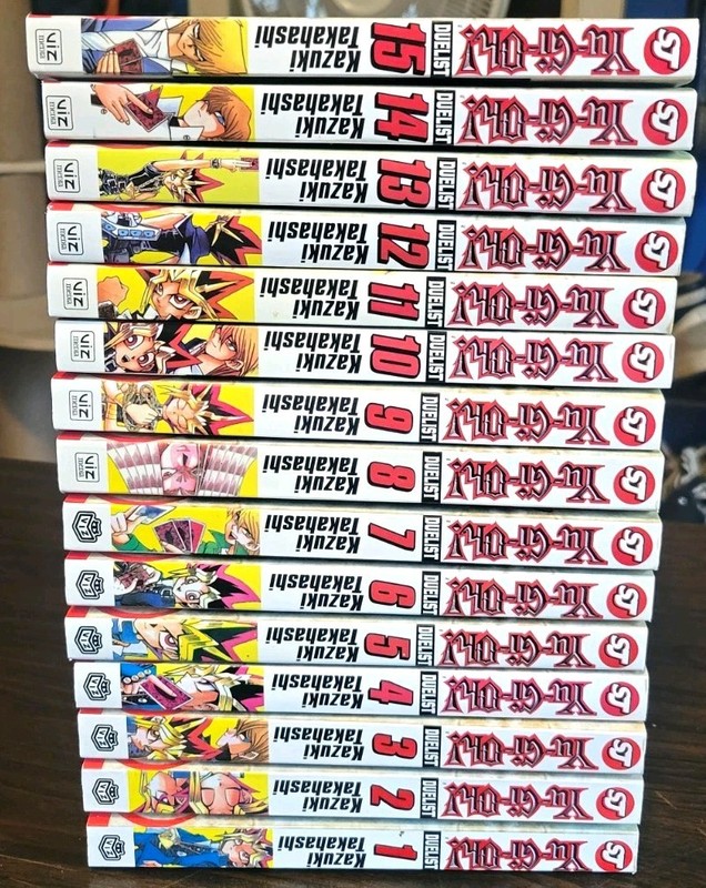Yu-Gi-Oh! Duelist Vol 1-15 Kazuki Takahashi Paperback English 1st Ed(s)