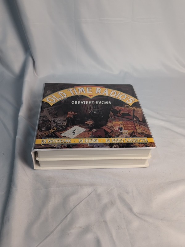 Old-Time Radio’s Greatest Shows 20 Audio Cassette Set (Tape 5 Missing)