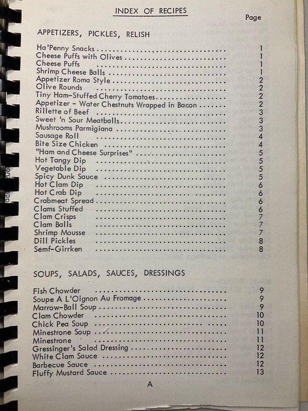 RECIPES. Altar Rosary Society of Saint Ann's Church. Syracuse, New York. 1975. gallery