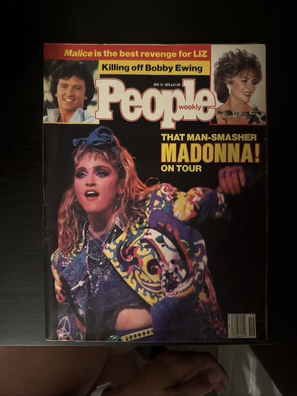 People Weekly Madonna Tour Cover Illustrated May 1985 Time Inc. Magazine