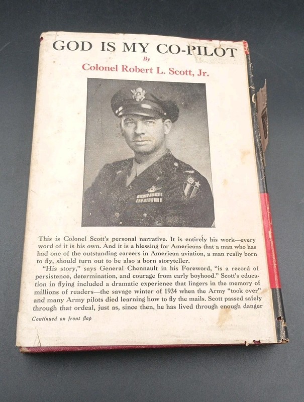 Col. Robert L. Scott, Jr. "God is My Co-Pilot" (1944) HC/DJ gallery