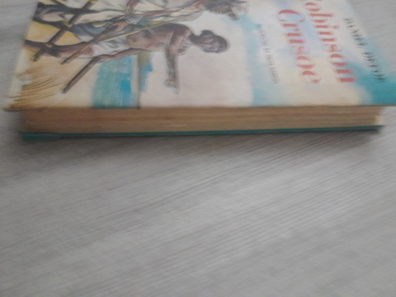 1945 "Robinson Crusoe" by Daniel Defoe, Hardcover Book Club Edition gallery