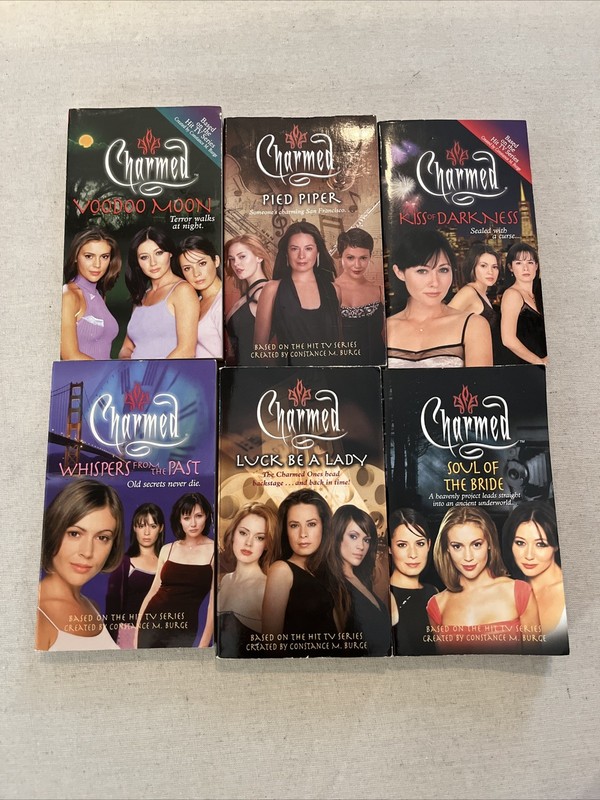 CHARMED TV TIE IN NOVELS LOT OF 6 2000-2004 Constance M Burge