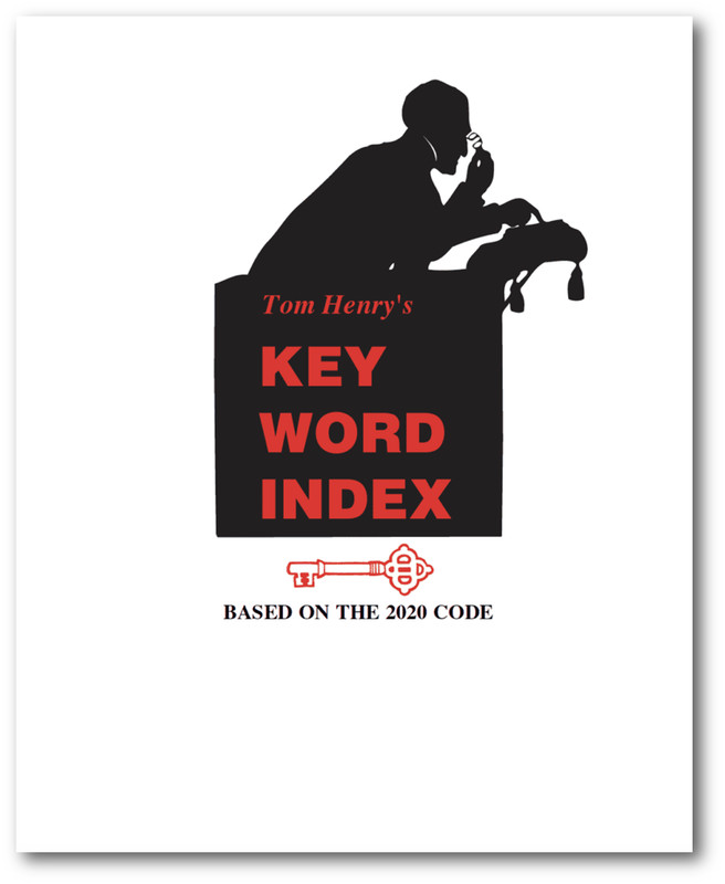 Key Word Index, EZ Tabs & Ugly's Elect. References based on 2020 NFPA NEC Code gallery