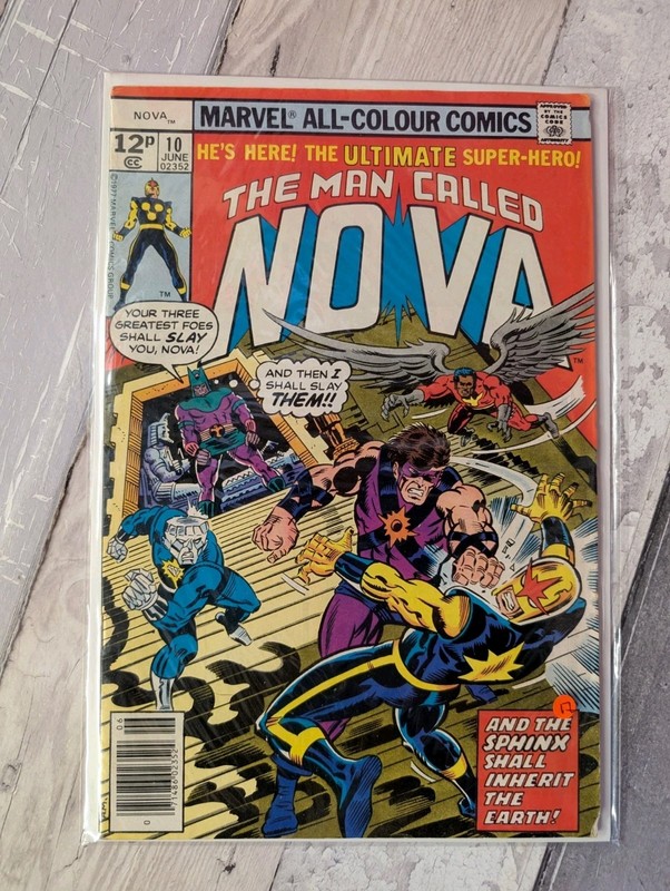 1977 The Man Called Nova Marvel Comics Vintage Issue 10 Excellent Condition