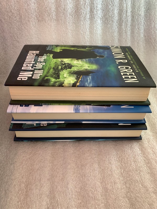 5lbs of 3 SIMON R. GREEN HARDCOVER BOOKS LOT THE SPY WHO HAUNTED ME DAEMONS gallery