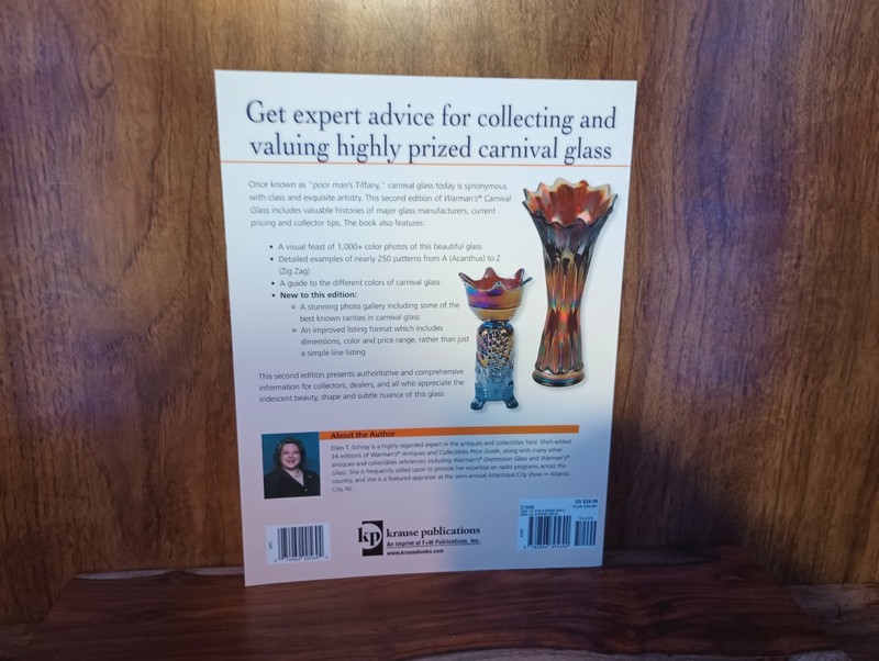 Warman’s Carnival Glass Ellen T. Schroy PB Collectible Glass Guide gallery