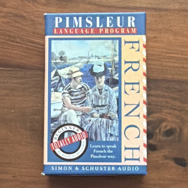 Pimsleur French I Beginner Language Course Audio Cassettes Box Set 1996