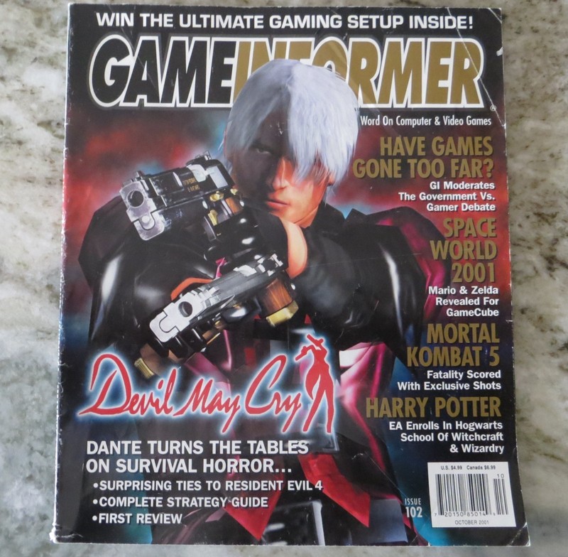 Game Informer Magazine Issue #102 October 2001 Devil May Cry Nintendo DMC Dante