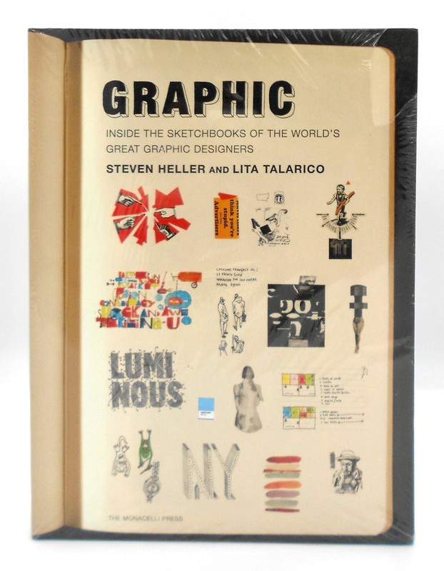 GRAPHIC: INSIDE SKETCHBOOKS OF GREAT DESIGNERS by HELLER 2010 PB BRAND NEW