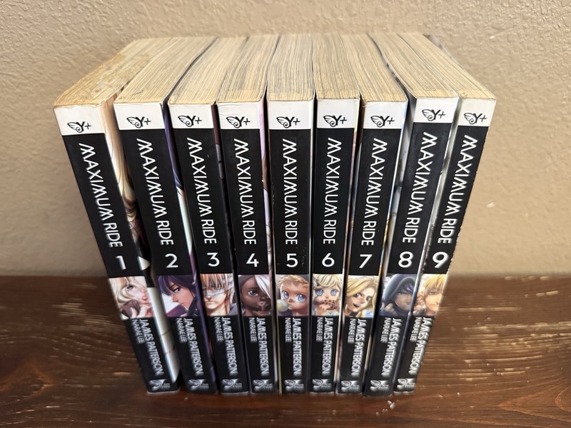 MAXIMUM RIDE THE MANGA Graphic Novels by JAMES PATTERSON Set 1-9 Books