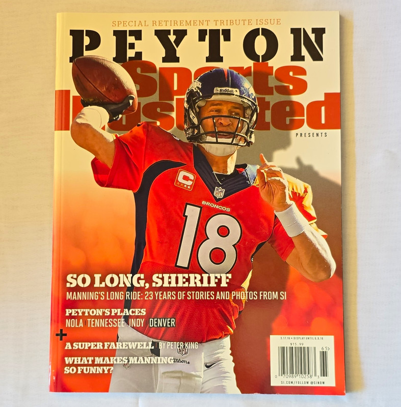 Sports Illustrated Peyton Manning Retirement Tribute Feb 2016 Illustrated