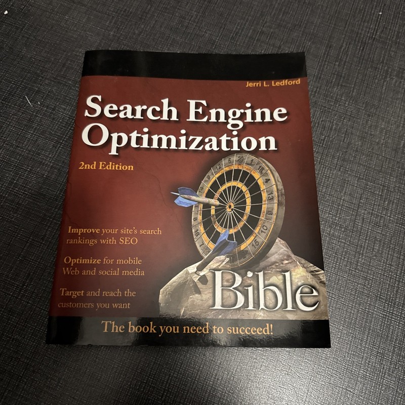 Search Engine Optimization Bible – paperback Ledford, Jerri L.