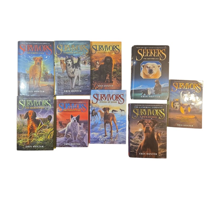 Survivors Complete Series Lot 1 – 6 in HARDCOVER by Erin Hunter + Extras