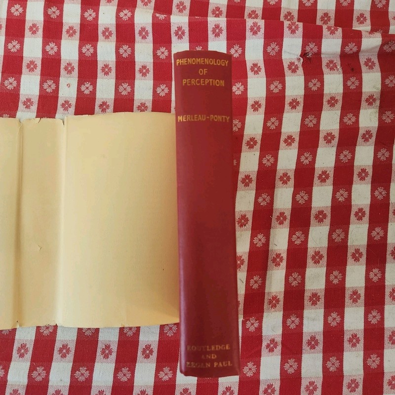 "Phenomenology of Perception" M. Merleau-Ponty (1967) HC Philosophy - 4th Print gallery
