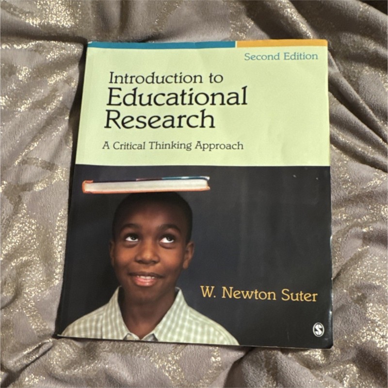 W. Newton Suter Introduction to Educational Research 2nd Ed Paperback SAGE