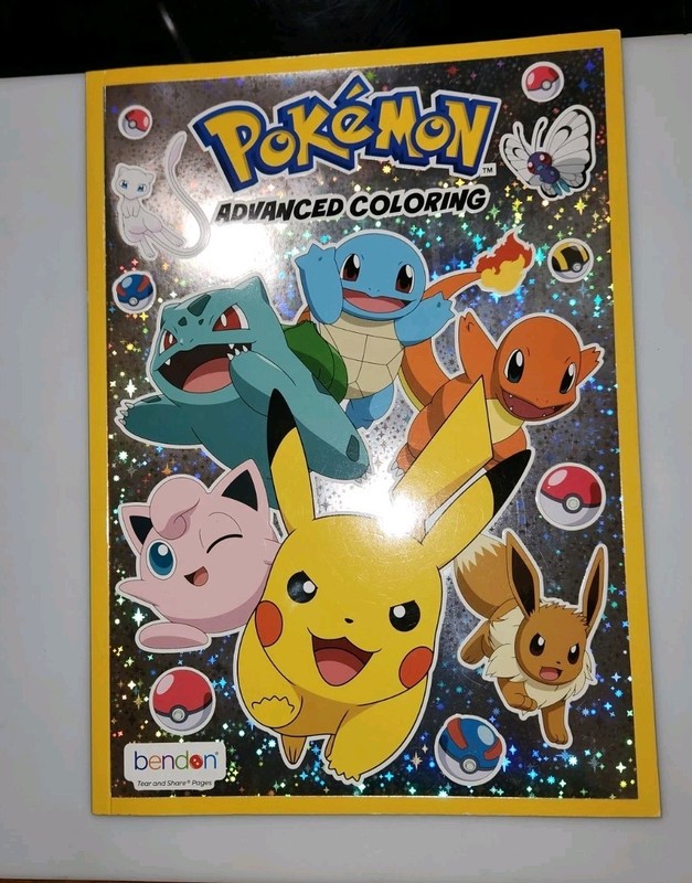 Pokémon Advanced Coloring Book Unused